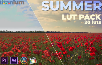 【LUT】20组夏季风格 LUT 包 Titanium Summer LUT Pack (20 Luts)