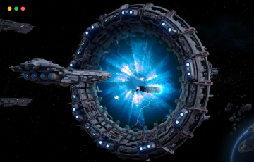 模型资产 – 科幻星际之门 Sci-Fi Star Gates Type 02