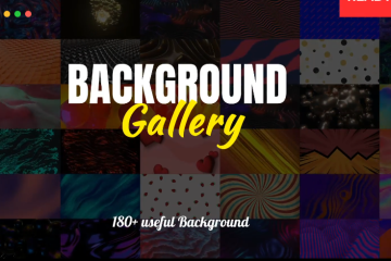 AE模板 – 180种炫酷经典超现代动态背景预设模板 Background Gallery