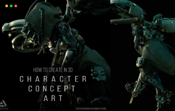 【中文字幕】如何创建三维角色概念艺术 How to create in 3D Character Concept Art