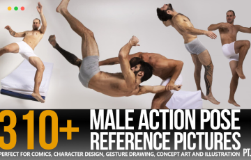 310 张男性格斗动作姿势参考图片 310+ Male Action Pose Reference Pictures (PT.II)