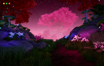 【UE4/5】魔法森林 Fantasy Forest – Magic Forest – Elven Forest – Stylized Forest