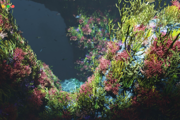 Blender工程 – 水下珊瑚礁 Underwater reefs