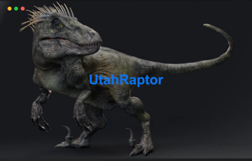 【UE4/5】侏罗纪恐龙 UtahRaptor