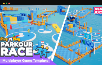 【UE5】多人跑酷竞赛游戏开发模板 Parkour Race – Multiplayer Blueprint Game Template