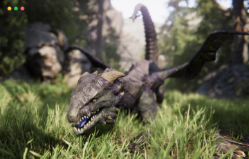【UE4/5】恐龙幼龙 Young Dragons Pack PBR
