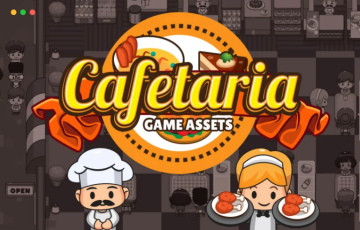 自助餐厅游戏资产 CAFETERIA GAME ASSETS