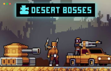 沙漠风格像素化游戏资产 Desert Bosses Pixel Art Sprite Sheet Pack Art