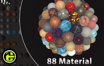 Unity – 89 种终极材质包 Ultimate Material Pack Vol3