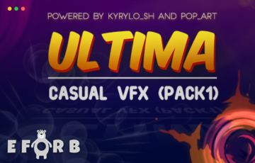 Unity – 70种休闲娱乐特效资产 Ultima casual VFX (pack 1)
