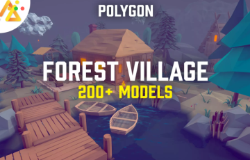 Unity – 风格化村庄环境场景 POLY – Forest Village