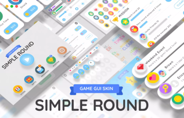 Unity – 简单图形界面 GUI Kit – Simple Round