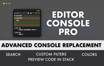 Unity插件 – 编辑控制台插件 Editor Console Pro