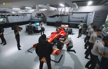 Unity -F1赛车场游戏开发模板 DSRC – Track01