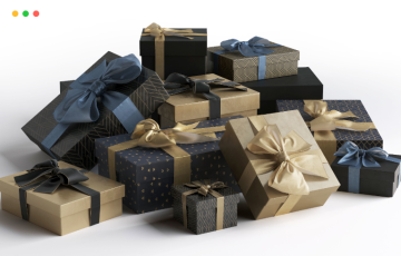 模型资产 – 礼品盒3D模型 Gift Boxes 3D model