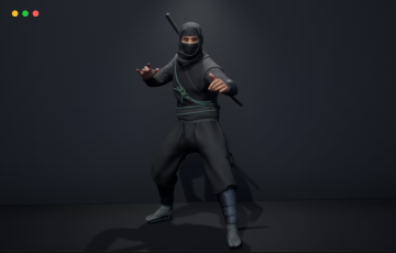 【UE4/5】武士忍者 Samurai Ninja