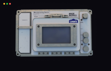 模型资产 – 空间站面板 Space Station Panel 06