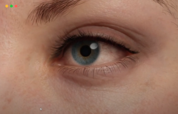 模型资产 – 高精度眼球模型 Real-time 3D models Eyes for Video-Games 4k textures Marmoset Toolbag3