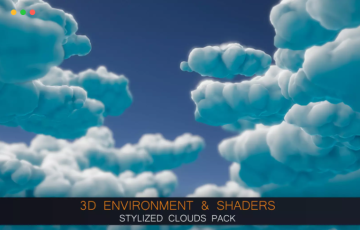 Unity – 风格化的云彩包 Stylized Clouds Pack