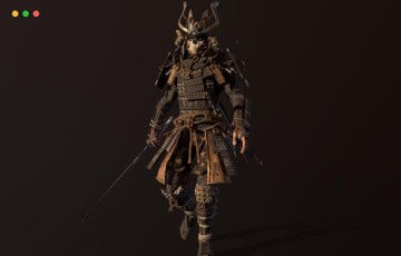【UE4/5】武士角色 Samurai Remastered