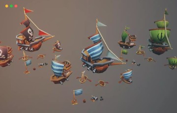 Unity – 海盗船 Pirate Ships