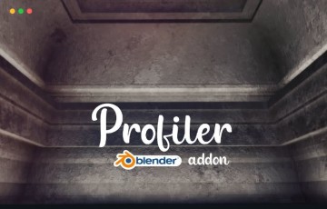 Blender插件 – 建筑可视化 Profiler Blender Add-on