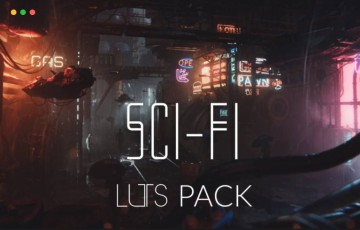 Unity – 100 个科幻 LUT资产包 100 Sci-Fi LUTs Pack