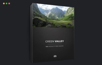 140 张绿色峡谷风景参考照片 GREEN VALLEY
