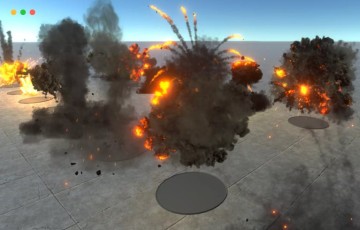 Unity – 真实的爆炸特效 HQ Realistic explosions