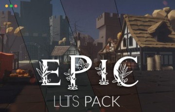 Unity – 100 个史诗般的LUT调色包 100 Epic Unity LUTs Pack
