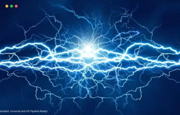Unity – 程序化闪电 Procedural Lightning – High Performance and Shocking Lightning
