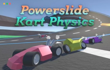 Unity – 物理引擎卡丁车游戏开发模板 Powerslide Kart Physics