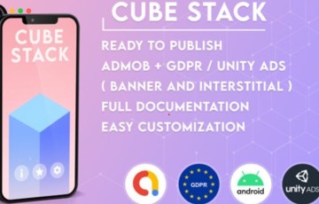 Unity插件 – Cube Stack | Admob + GDPR + Unity