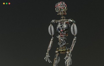 模型资产 – 人形机甲3D模型 3D models of humanoid machines