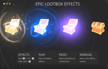 Unity – 战利品盒效果 Epic LootBox Effects