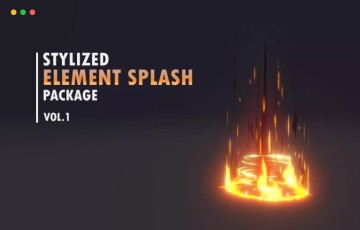 Unity – 风格化特效元素 Stylized Element Splash Package vol.1
