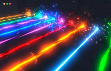 Unity – 游戏激光特效包 3D Lasers Pack