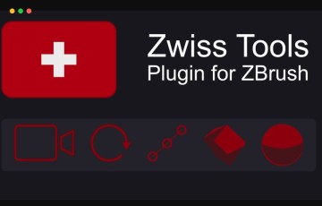 Zbrush插件 – 脚本工具集 ZwissTools (For Windows)