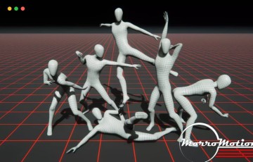 Unity – 舞蹈动作动画 Dance MoCap Collection