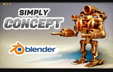 Blender插件 – 概念设计创意 Simply Concept