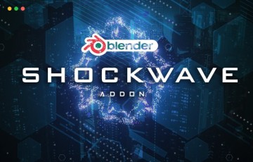 Blender插件 – 冲击波特效 Shockwave Addon