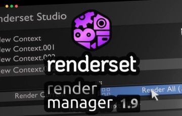 Blender插件 – 渲染管理器插件 Render Manager Renderset
