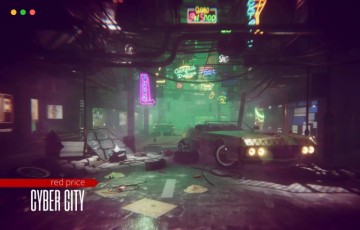 Unity – 赛博朋克城市 cyberpunk – Cyber City