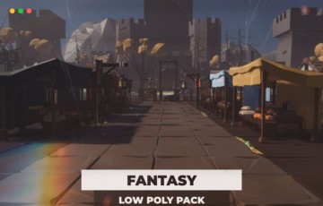 Unity – 幻想游戏场景 Fantasy Low Poly Pack