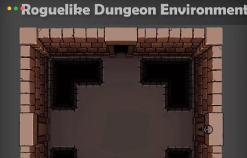 Unity – 2D游戏地下城环境 Roguelike Dungeon Environment