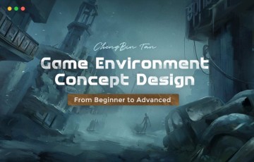 PS教程 – 游戏环境概念设计进阶教程 Game Environment Concept Design