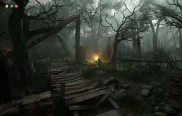【UE4/5】中世纪黑暗森林环境 Medieval Fantasy Ruins – Dark Forest Environment
