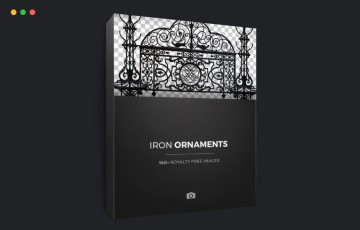 140 张铁窗装饰品素材 IRON ORNAMENTS