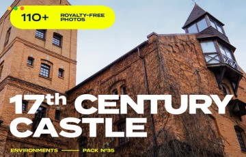 17 世纪城堡庄园照片参考包 17th Century Castle photo reference pack