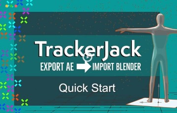 Blender插件 – AE摄像机数据导入 Trackerjack